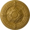 Ekena Millwork Vincent Ceiling Medallion (Fits Canopies up to 6"), Hand-Painted Pharaohs Gold, 26"OD x 3"P CM26VIPGS - alternate 1